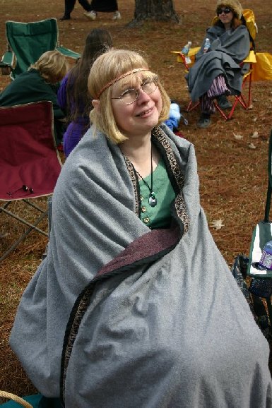 Lady Alicia of Dunbar at Meridian Maneuvers in A.S. XXXIX (2005)