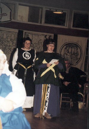 Meistres Bronwen o Gydweli's elevation to the Order of the Pelican in April of A.S. XXXIII (1999)
