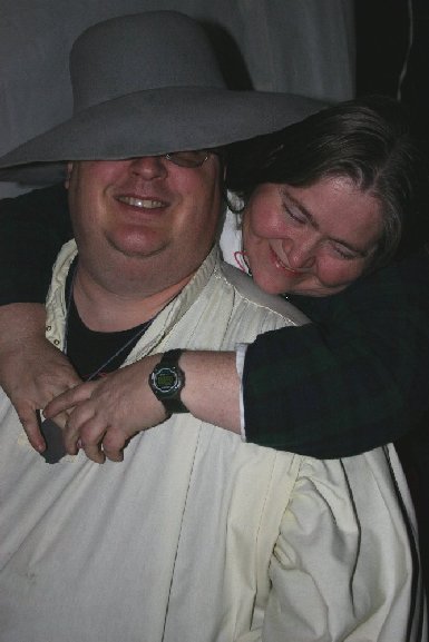 Lord Cletus McTerlach & Lady Magy McTerlach at Gulf Wars XIV in March A.S. XXXIX (2005)