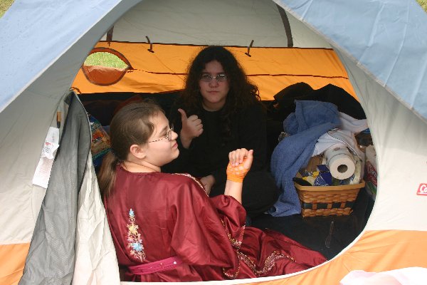 Casey & Cecilia at Fool's War in April of A.S. XLII (2008)