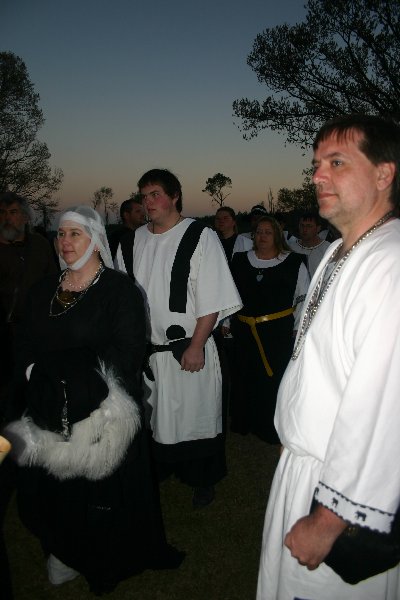 Lord Adam Caomhanach & THLady Aislinn Chaomhanach as Entourage at Gulf Wars XVI in March of A.S. XLII (2007)