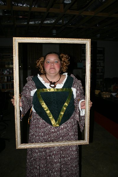 Dame Aislinn Chaomhanach as 'Fat Lady in Portrait' at Halloween of A.S. XLII (2007)