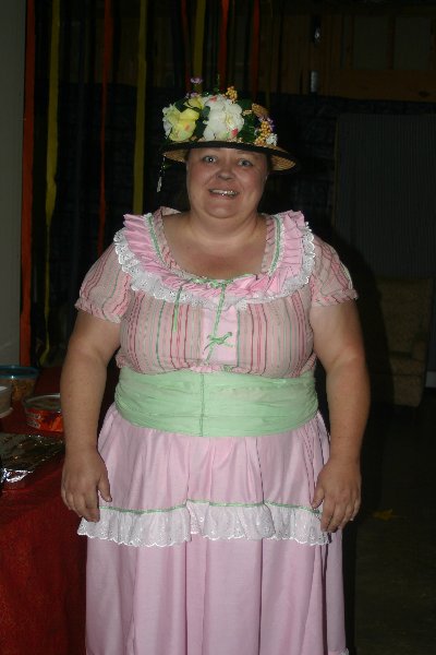 Dame Aislinn Chaomhanach as Minnie Pearl, Halloween Dead Celebrity Bash 2008