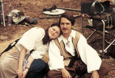 Lady Morfydd ferch Bronwen and Lord Ernán Ó Conaill at Fool's War in April of A.S. XXXI (1997)