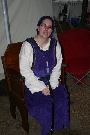 Lady Maegwyn Attewode at  Gulf War XV in March A.S. XL (2006)