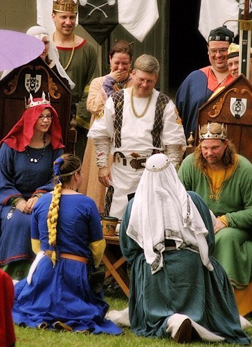 THLady Morfydd ferch Bronwen becomes Kingdom Exchequer at Coronation in April A.S. XXXVIII (2004)
