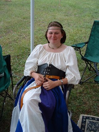 THLady Morfydd ferch Bronwen at Fool's War in A.S. XXXVIII (2004)