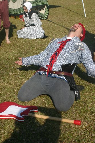 Lord Seamus Yonger at Fool's War in April of A.S. XLIII (2009) with his Anti A&S entry